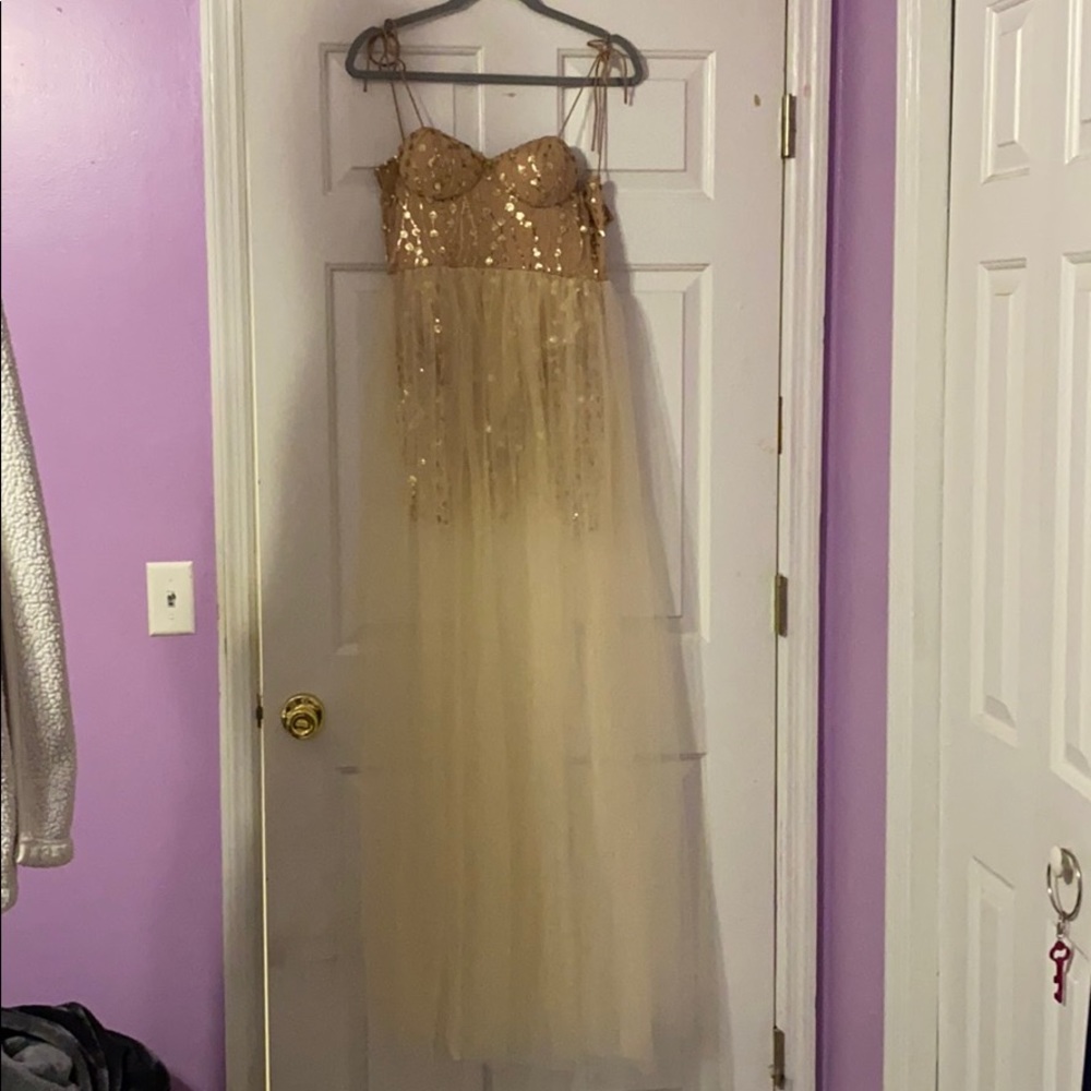 Gold gown